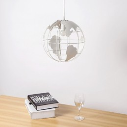 Moderne zeitgenössische Pendelleuchte im Landhausstil mit Kugel-Design