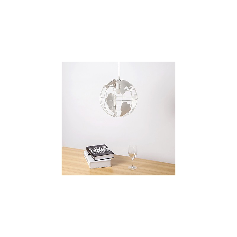 Moderne zeitgenössische Pendelleuchte im Landhausstil mit Kugel-Design