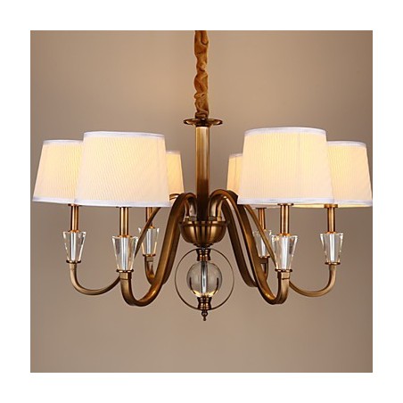 Rustikaler Kronleuchter im Vintage-Stil mit Kristallen im Mini-Stil, galvanisiertes Metall Rustikaler Kronleuchter im Vintage-Stil mit Kristallen im Mini-Stil, galvanisiertes Metall