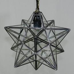 Die Pentagon Star Light kontraktierte und zeitgenössische Kronleuchterlampe