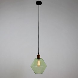 Künstlerische minimalistische Pendelleuchte aus Glas mit 1 Licht