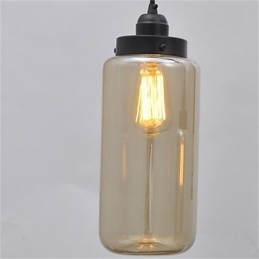 Amerikanischer minimalistischer Retro-Kronleuchter mit Einzelglas