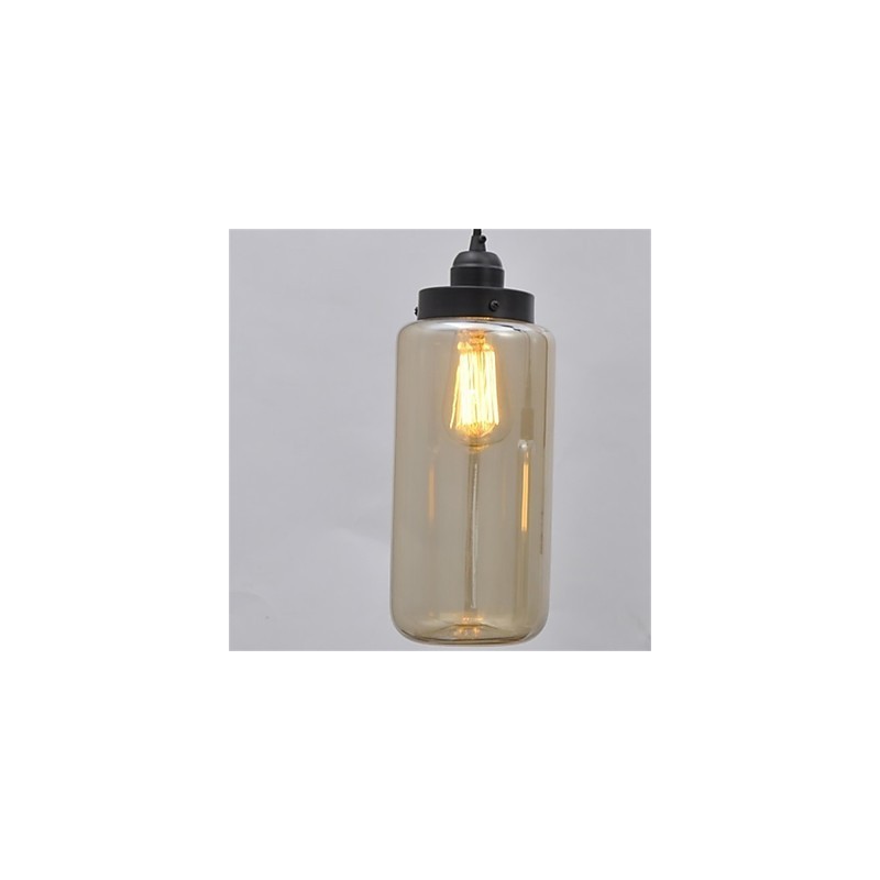 Amerikanischer minimalistischer Retro-Kronleuchter mit Einzelglas
