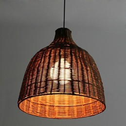 Ländlichen Stil Cany Art Kreative Handarbeit aus dem Rohr macht Droplight Lampe