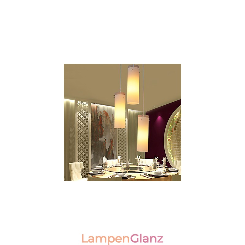 Zylindrisches Glas Gerade Einzelkopf Trommel Trommel Einfache Droplight Lampe Beleuchtung