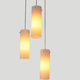 Zylindrisches Glas Gerade Einzelkopf Trommel Trommel Einfache Droplight Lampe Beleuchtung