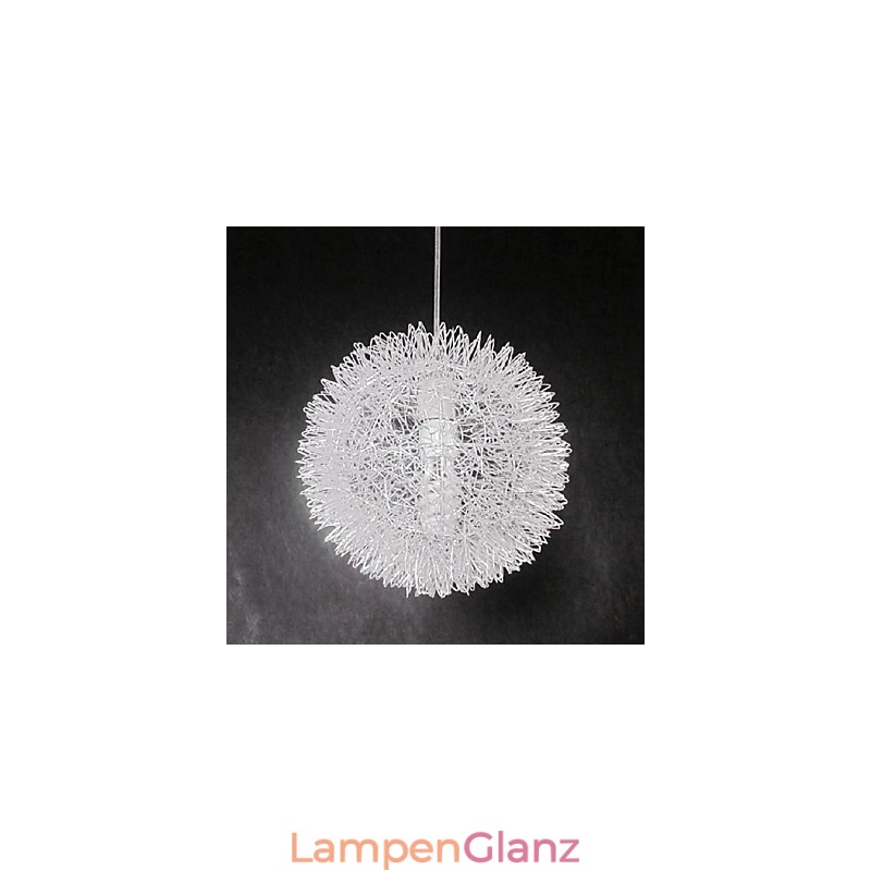 Moderne zeitgenössische Kugel-Pendelleuchte aus Metall