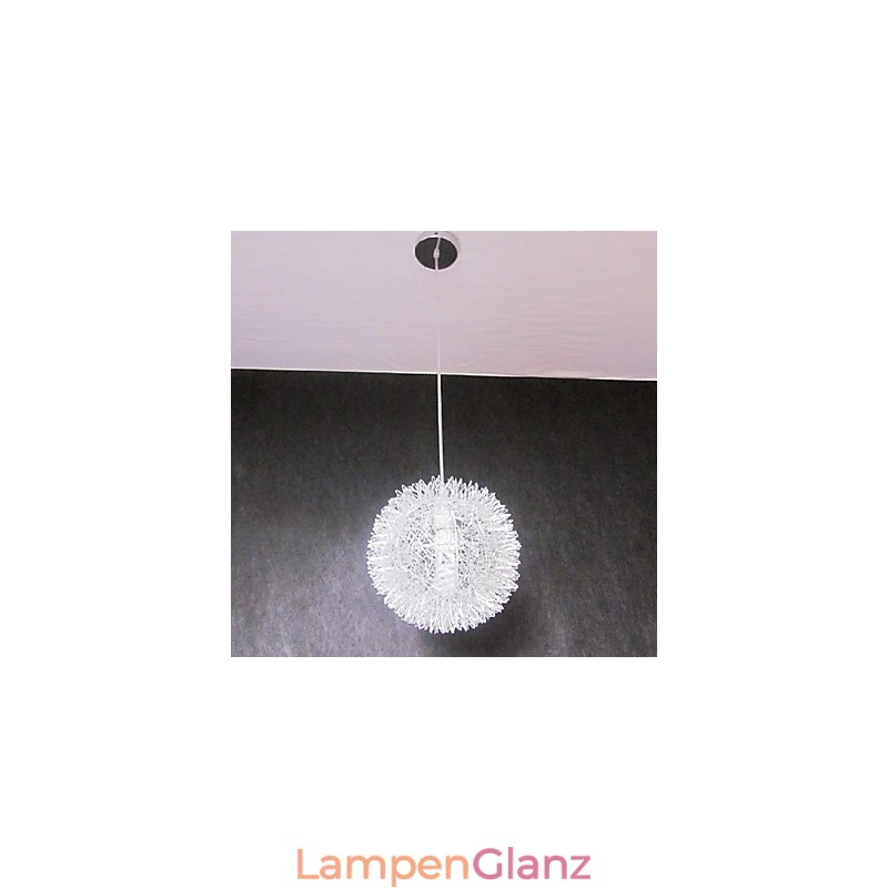 Moderne zeitgenössische Kugel-Pendelleuchte aus Metall
