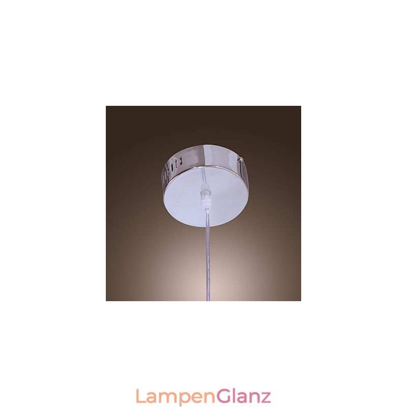 Moderne Pendelleuchte im zeitgenössischen Mini-Stil aus Chrom