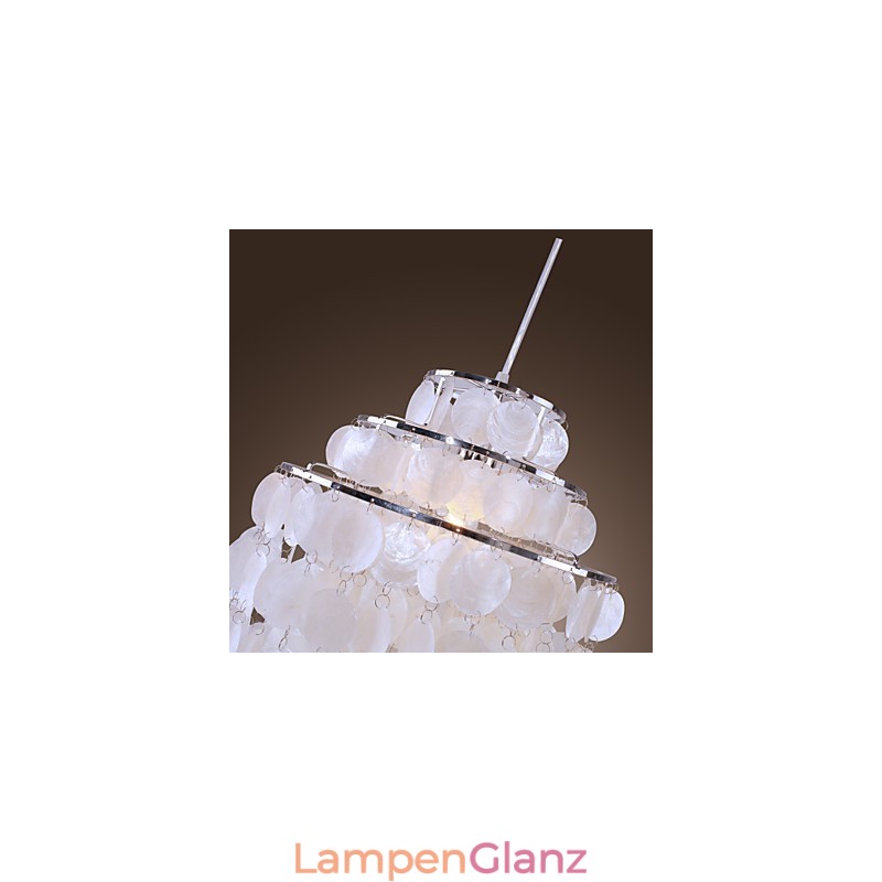 Moderne Pendelleuchte im zeitgenössischen Mini-Stil aus Chrom