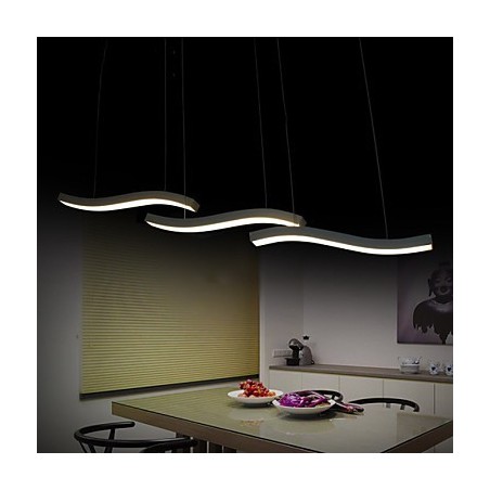 Gewelltes Design, modische, schlichte Pendelleuchte aus Acryl Gewelltes Design, modische, schlichte Pendelleuchte aus Acryl