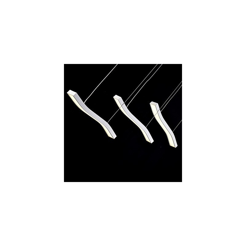 Gewelltes Design, modische, schlichte Pendelleuchte aus Acryl