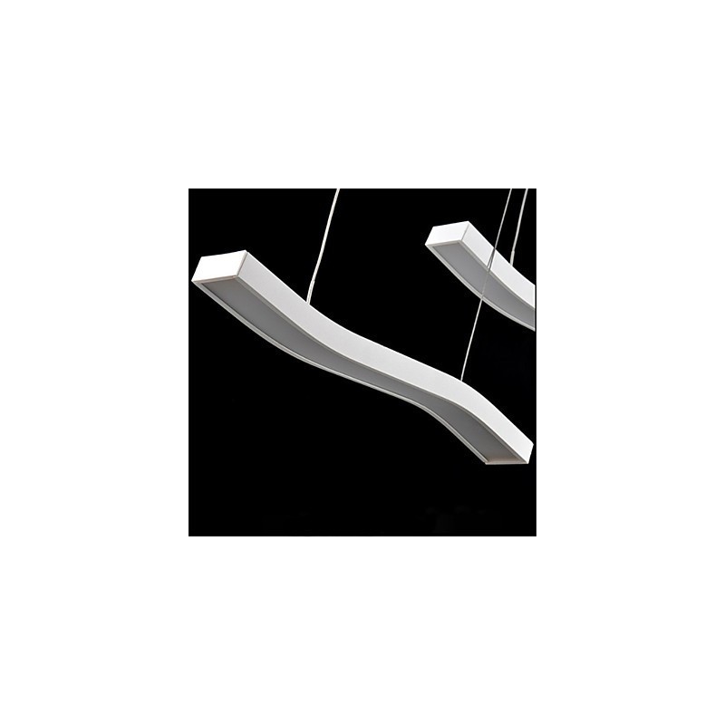 Gewelltes Design, modische, schlichte Pendelleuchte aus Acryl