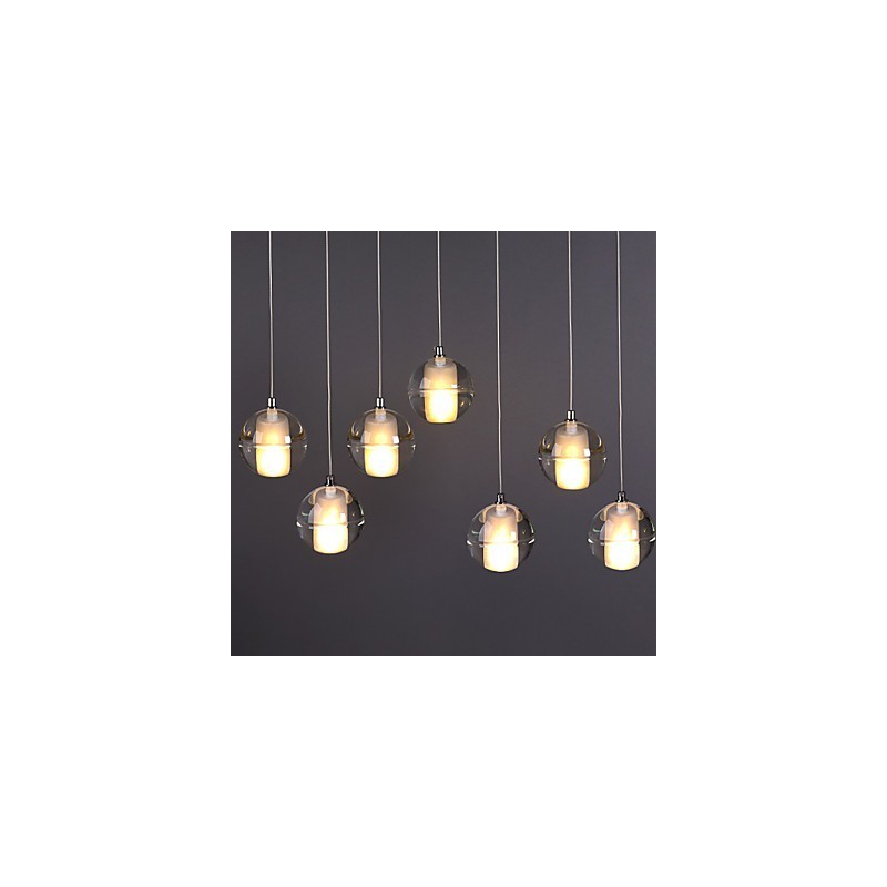 1 Licht Kristall Glas Stein Pendelleuchte Cafe Pendelleuchte Dekorative Pendelbeleuchtung