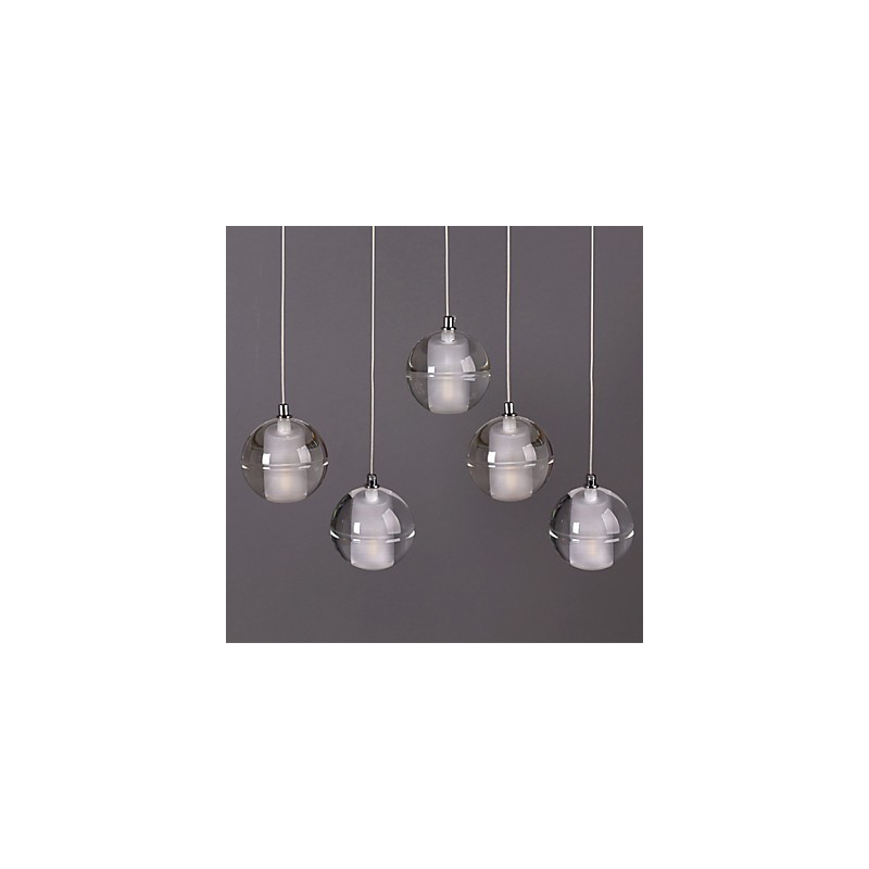 1 Licht Kristall Glas Stein Pendelleuchte Cafe Pendelleuchte Dekorative Pendelbeleuchtung