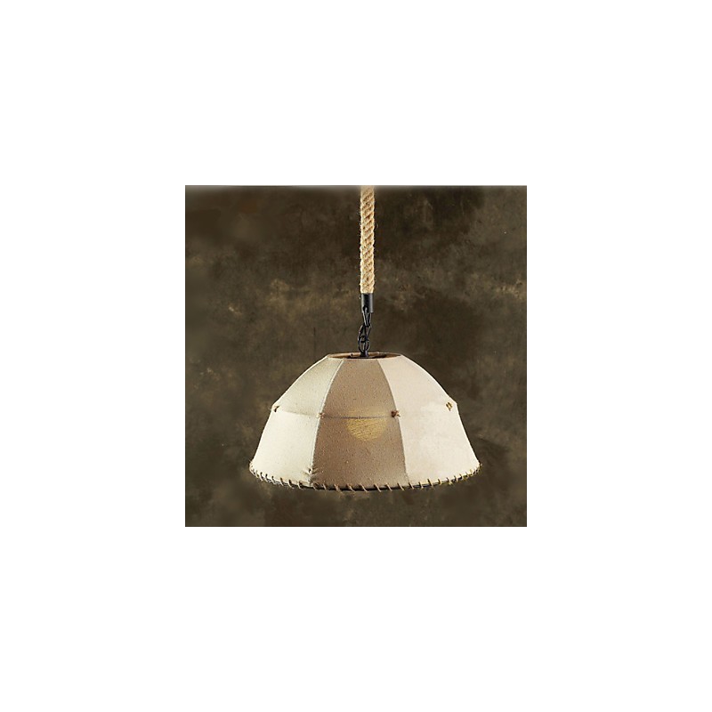 Vertraglich Nordic Vintage Bettwäsche Hanf Seil Amerikanischen Land Droplight Lampe