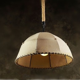 Vertraglich Nordic Vintage Bettwäsche Hanf Seil Amerikanischen Land Droplight Lampe