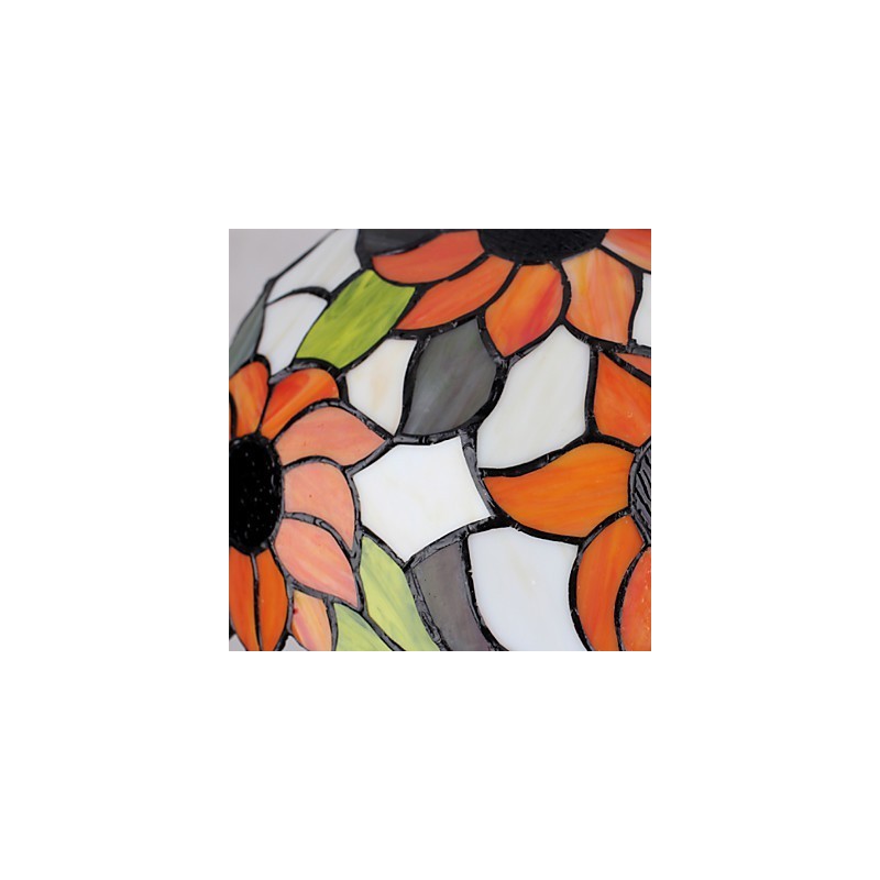 Europäischer ländlicher kreativer Kunst-Buntglas-Kronleuchter, der alte Wege wiederherstellt, Lampenlicht