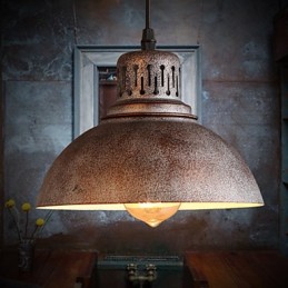 Retro Mini Stil Malerei Metall Pendelleuchte im Freien