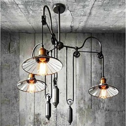 Kronleuchter aus Metall im Mini-Stil im Vintage-Landhausstil