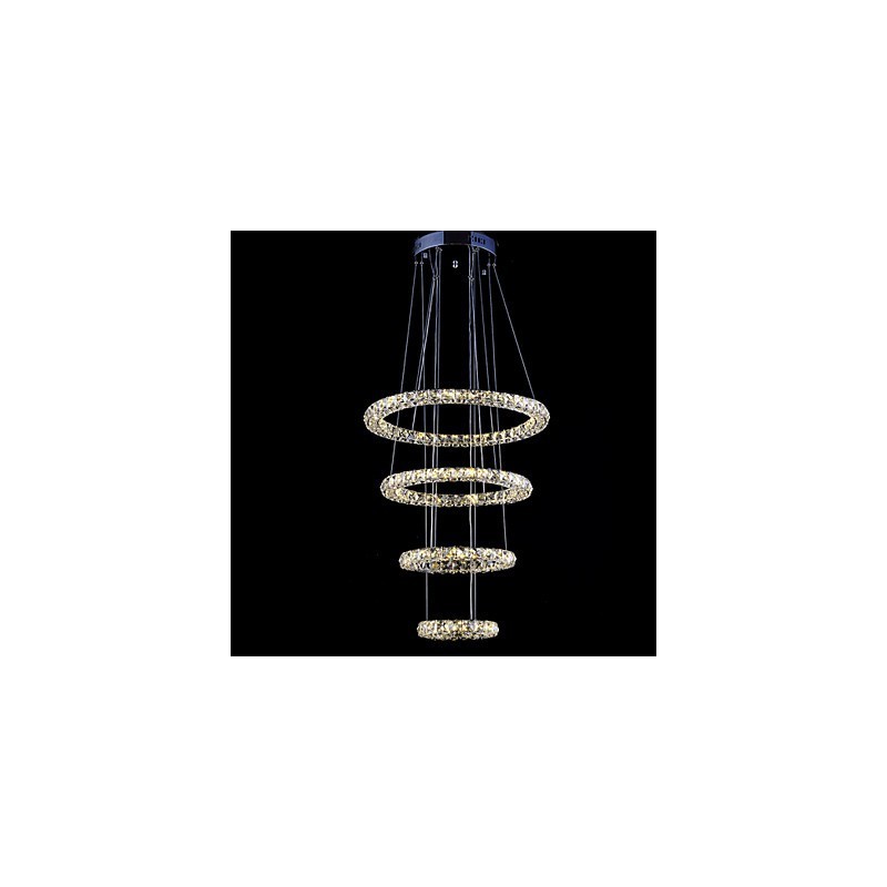 Kristall Ring Anhänger Licht Moderne Decke Kronleuchter Beleuchtung Lampe Leuchten mit