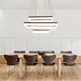 Wi-Fi Smart Dimmable 3 Tiers Moderne zeitgenössische Stil Home Pendelleuchte