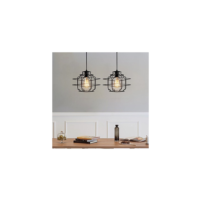 Retro Designer Metall Pendelleuchte