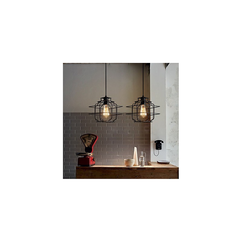 Retro Designer Metall Pendelleuchte