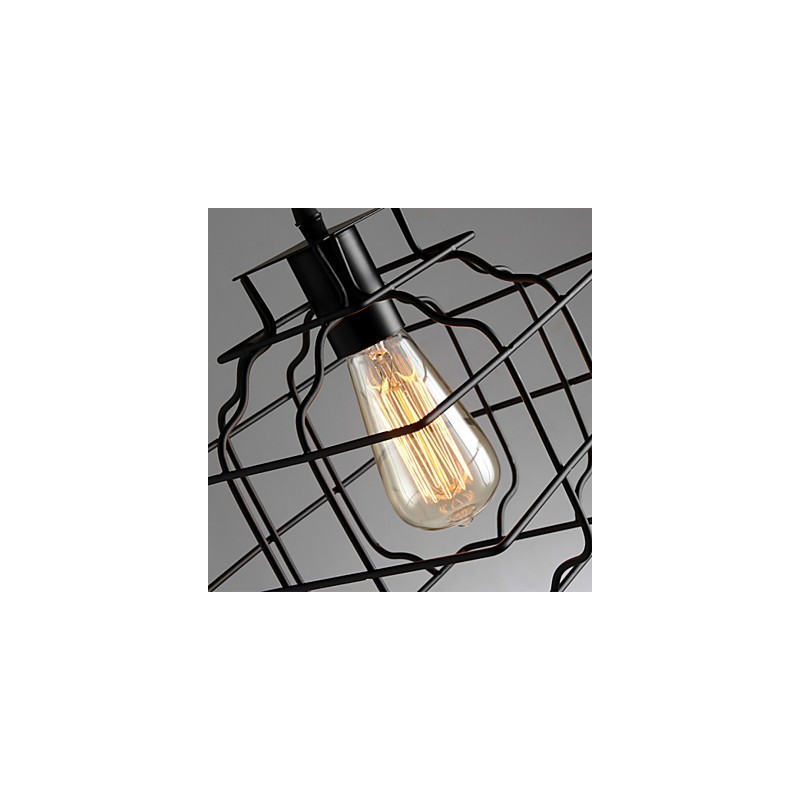 Retro Designer Metall Pendelleuchte