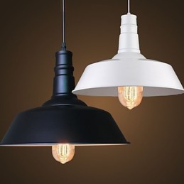Retro Designer Metall Pendelleuchte