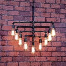 Deckenleuchte aus Metall im Vintage-Stil