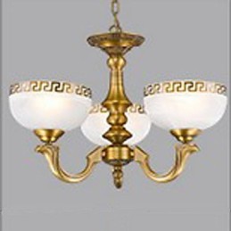 Vollkupferlampe Marmor Esszimmer Original Moderner Kupfer Kronleuchter