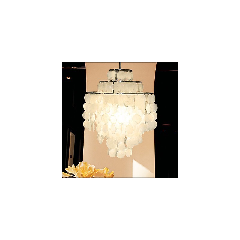LAMP Minimalistischer Muschel-Kronleuchter Den Kronleuchter
