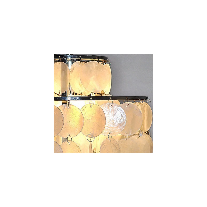 LAMP Minimalistischer Muschel-Kronleuchter Den Kronleuchter