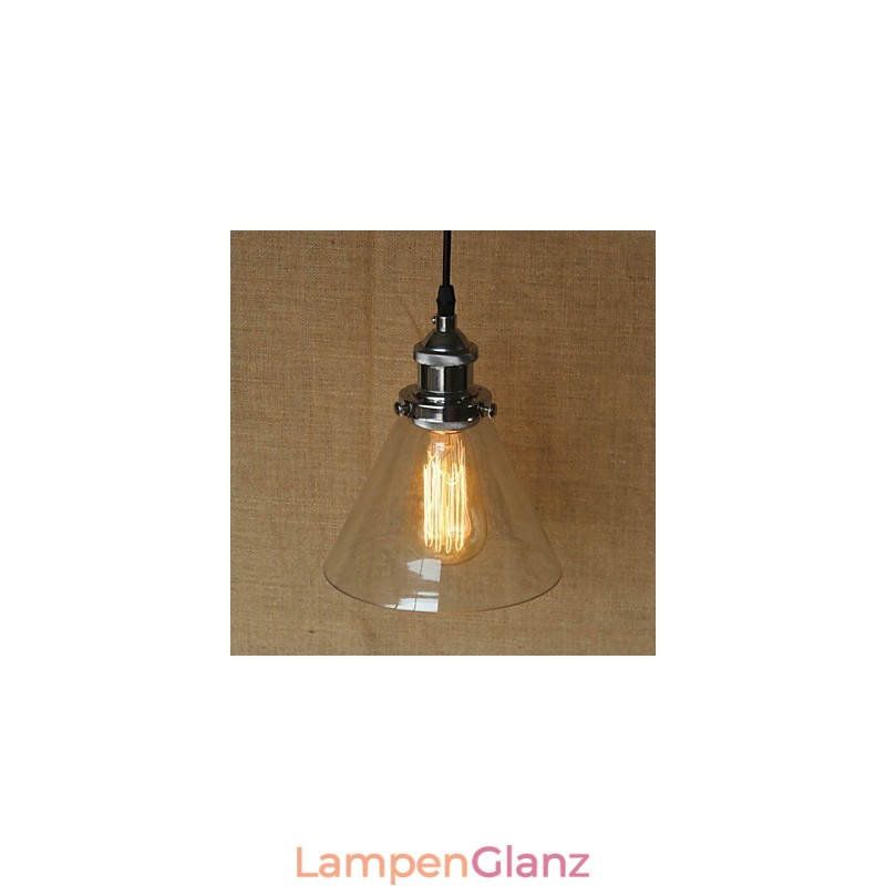 Traditionelle klassische Vintage Retro Country Globe Pendelleuchte