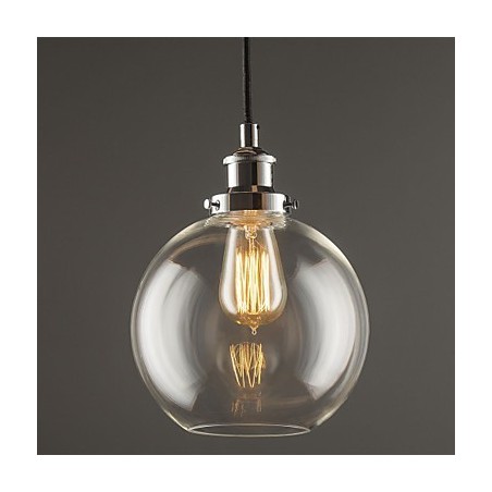 Traditionelle klassische Vintage Retro Country Globe Pendelleuchte Traditionelle klassische Vintage Retro Country Globe Pendelleuchte