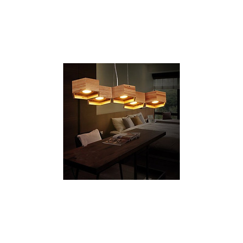 Pendelleuchten Country Holz Bambus