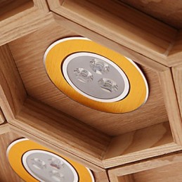 Pendelleuchten Country Holz Bambus