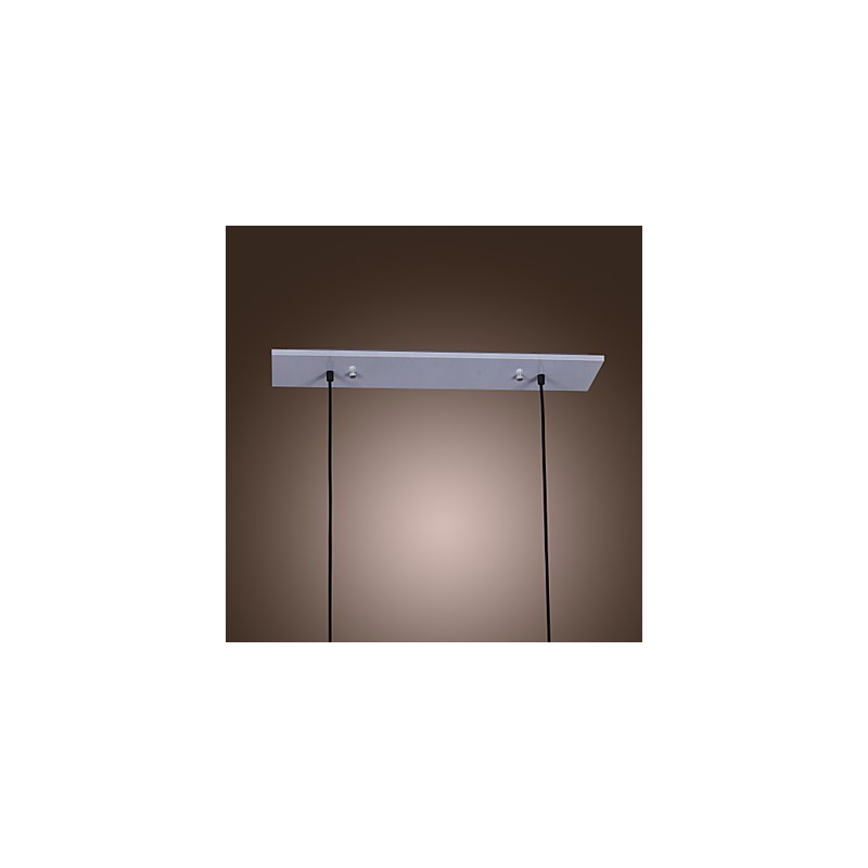 Moderne Glas-Pendelleuchte mit 2 Lichtern im transparenten Flaschendesign