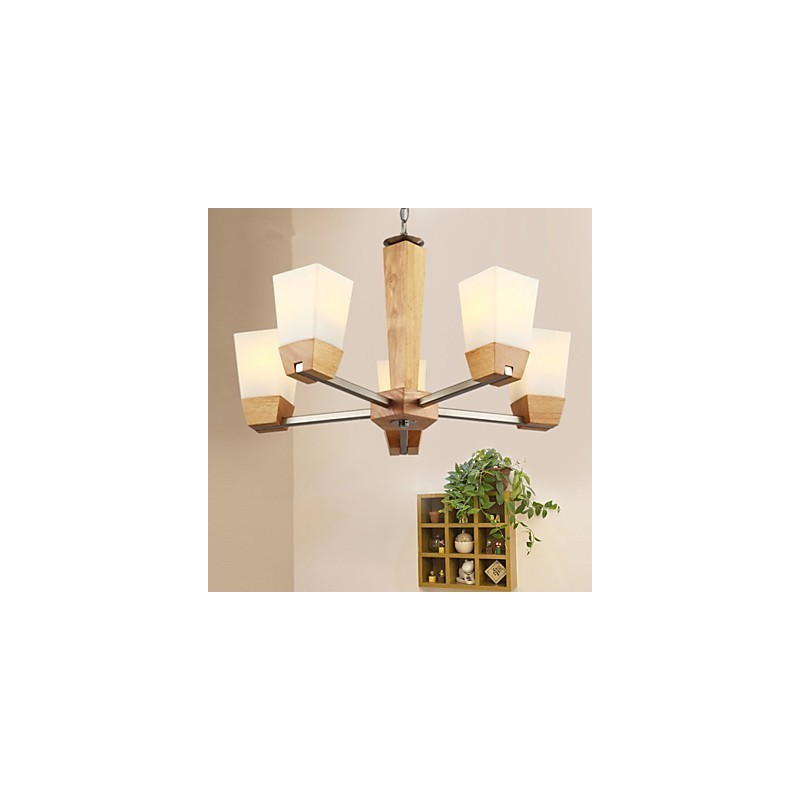 Pendelleuchten Country Holz Bambus