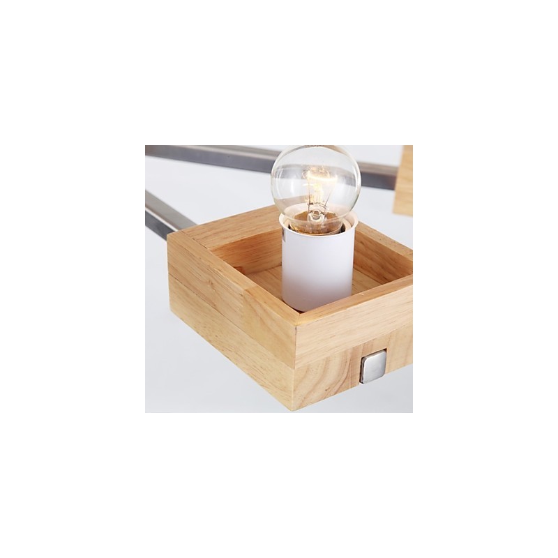 Pendelleuchten Country Holz Bambus
