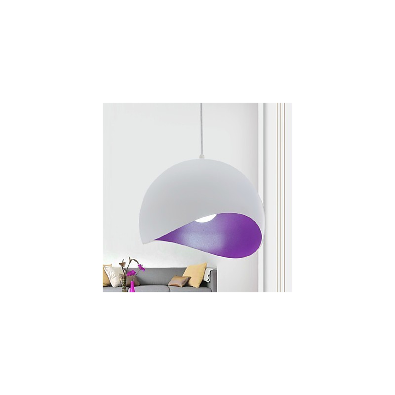 Moderne Pendelleuchte im zeitgenössischen Mini-Stil mit Gemälde