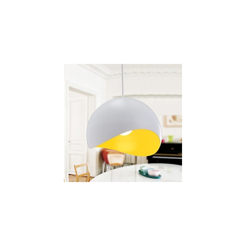 Moderne Pendelleuchte im zeitgenössischen Mini-Stil mit Gemälde