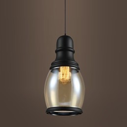 Retro Beleuchtung Loft Lichter Glas Pendelleuchte