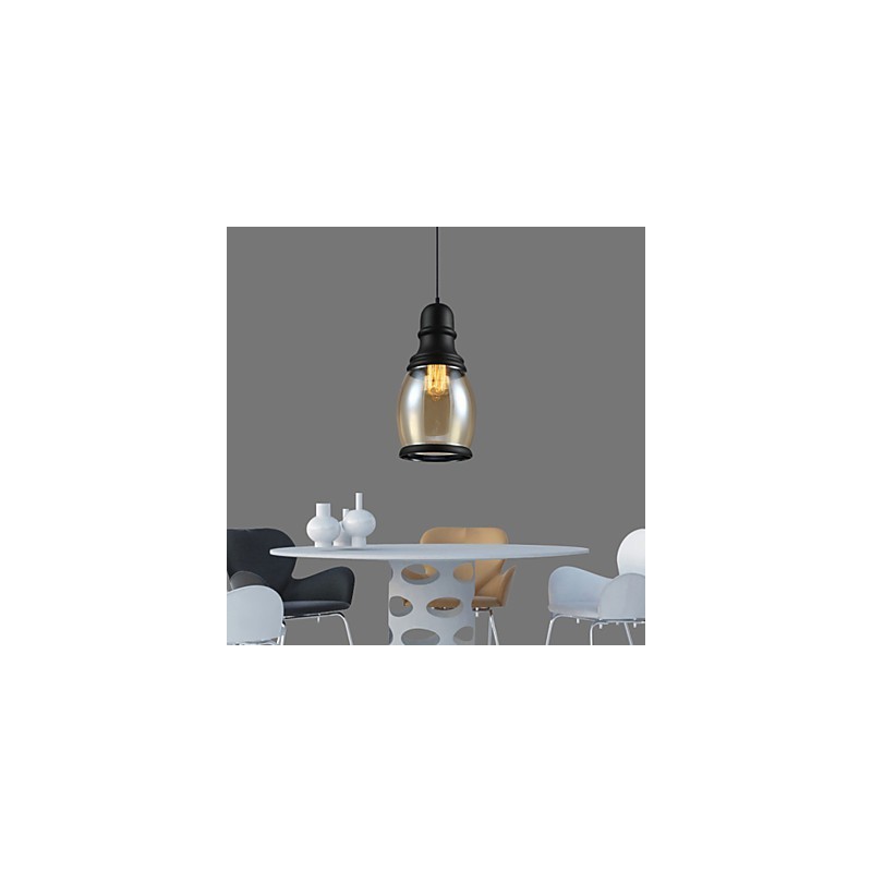 Retro Beleuchtung Loft Lichter Glas Pendelleuchte