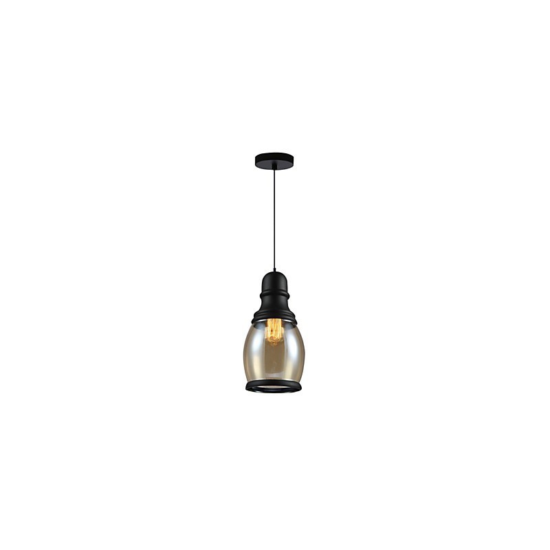 Retro Beleuchtung Loft Lichter Glas Pendelleuchte