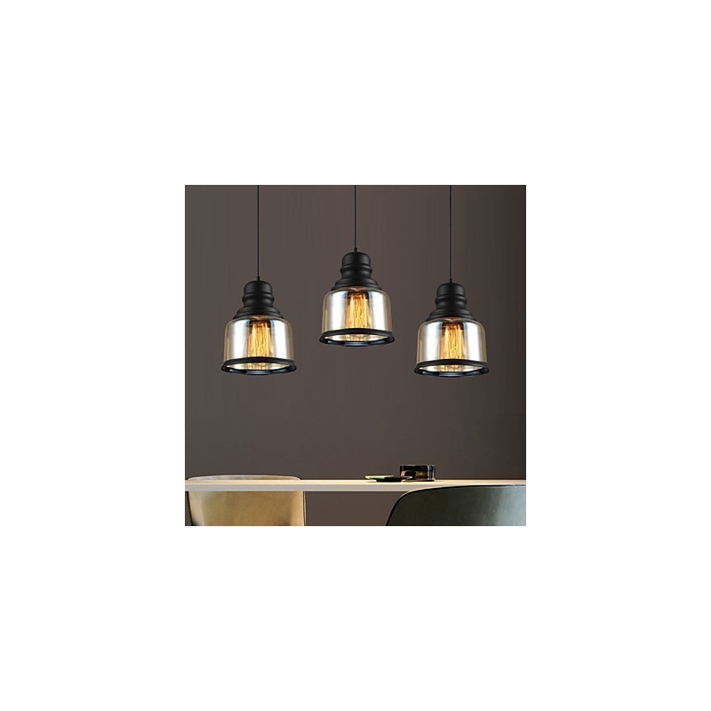 Retro Beleuchtung Loft Lichter Glas Pendelleuchte