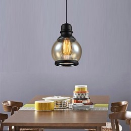 Retro Beleuchtung Loft Lichter Glas Pendelleuchte