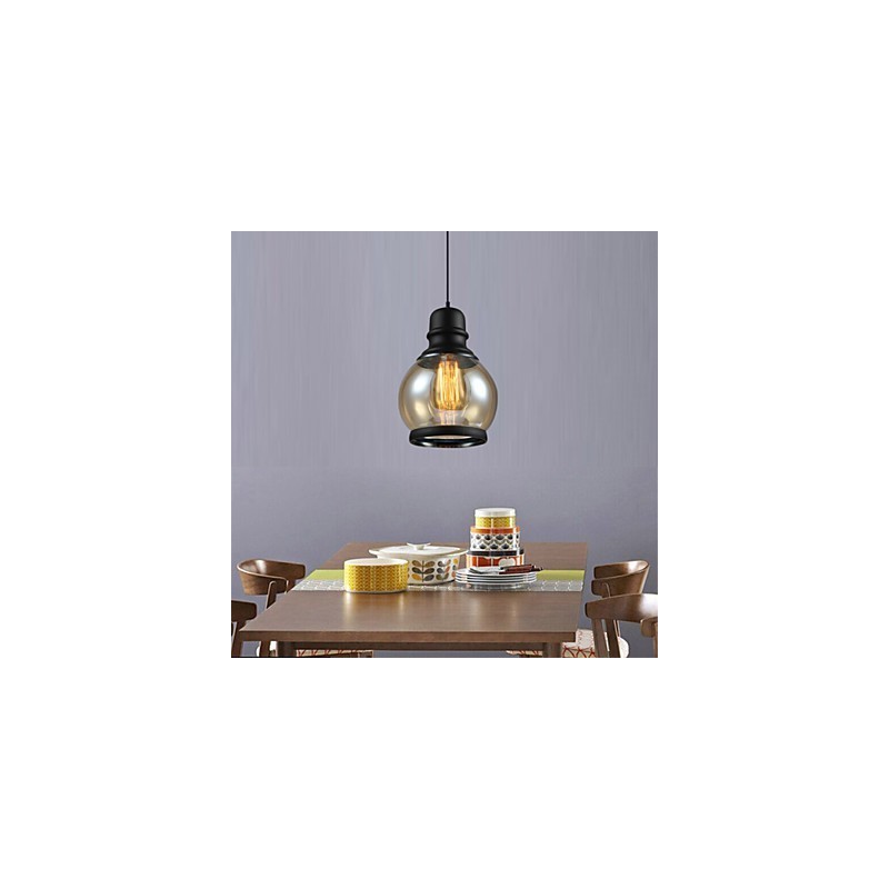 Retro Beleuchtung Loft Lichter Glas Pendelleuchte