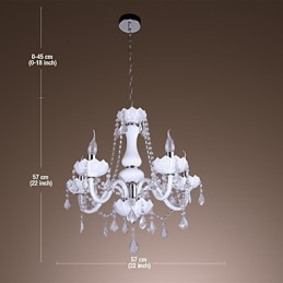 Moderner Luxus-Kronleuchter aus Jadekristallglas im europäischen Stil